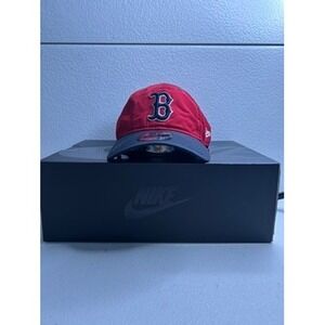 Boston Red Sox Baseball Cap Adult New Era Adjustable Red Blue Baseball Hat #413